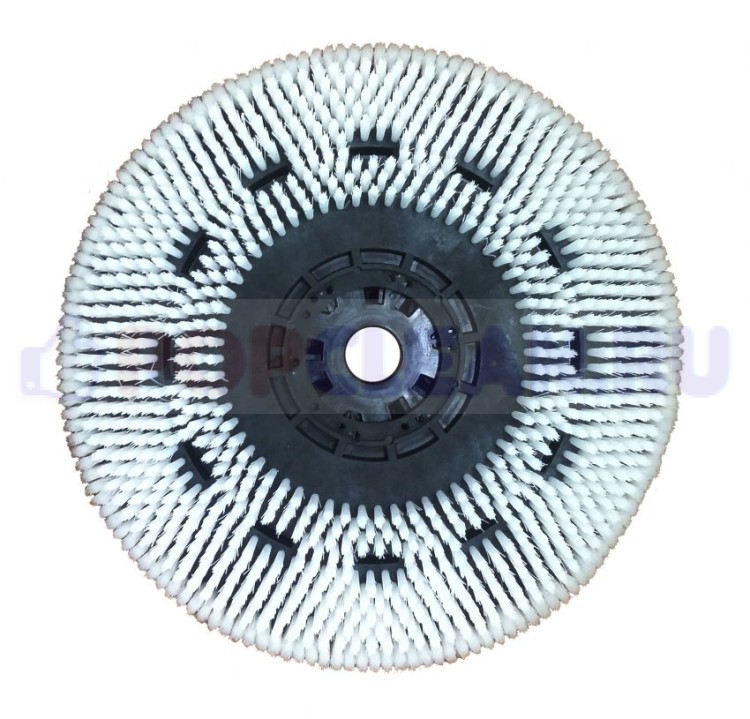 Щетка Eureka дисковая средней жесткости, D550, PPL 0,60, белая, для E55