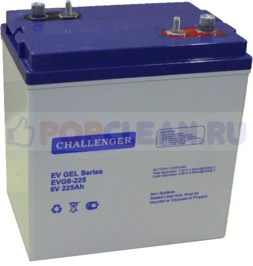 Тяговая аккумуляторная батарея Challenger EVG6-225