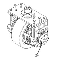 Comac Мотор-колесо, в комплекте с оплёткой, диаметр 265мм напряжение 24В мощностью 1000вт