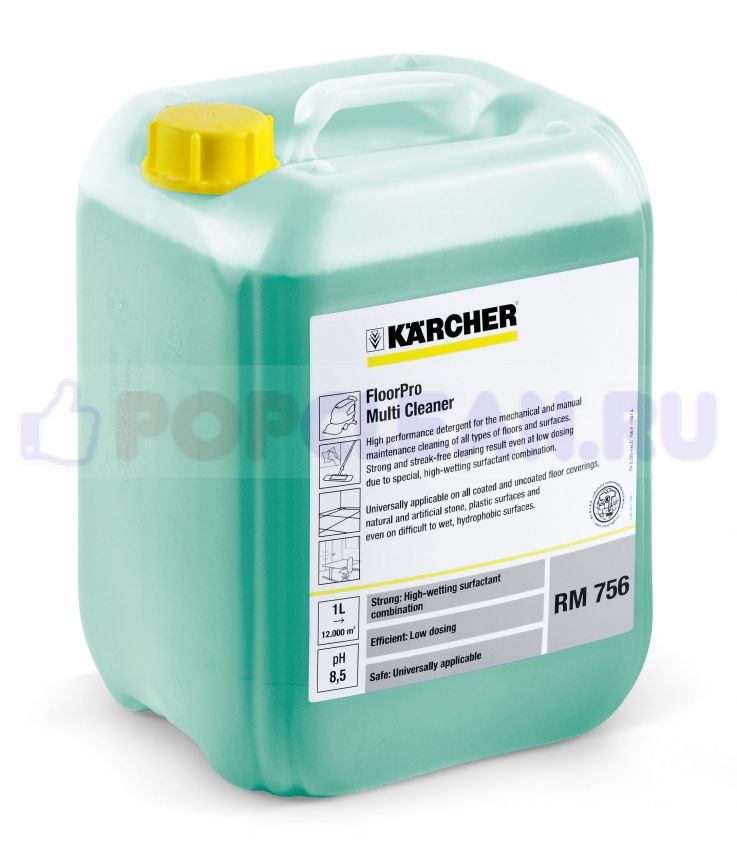 Karcher RM 756 FloorPro - универсальное чистящее средство, 10 л