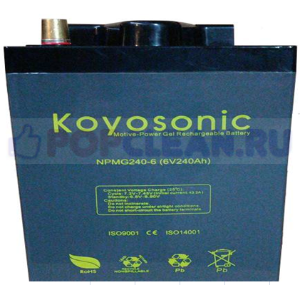 Тяговая гелевая аккумуляторная батарея KYOSONIC NPMG240-6